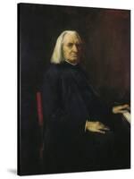 Franz Liszt, 1886-Mihály Muncácsy-Stretched Canvas