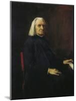 Franz Liszt, 1886-Mihály Muncácsy-Mounted Giclee Print