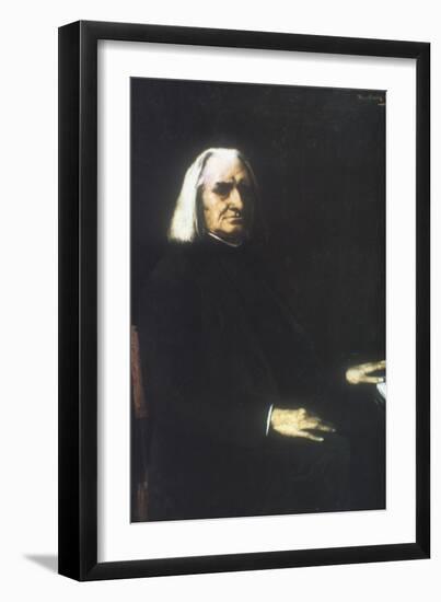 Franz Liszt, 1886-Mihaly Munkacsy-Framed Giclee Print