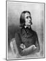 Franz Liszt, 19th Century Hungarian Virtuoso Pianist and Composer-null-Mounted Giclee Print