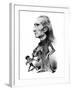 Franz Liszt and the gyspy musician - caricature-Janos Janko-Framed Giclee Print