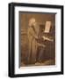 Franz Liszt at the Piano-null-Framed Giclee Print