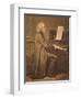 Franz Liszt at the Piano-null-Framed Giclee Print