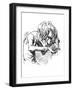 Franz Liszt - caricature-Janos Janko-Framed Giclee Print