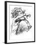 Franz Liszt - caricature-Janos Janko-Framed Giclee Print