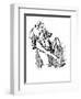 Franz Liszt - caricature-Janos Janko-Framed Giclee Print