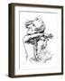 Franz Liszt - caricature-Janos Janko-Framed Giclee Print