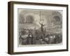 Franz Liszt Conducting the Performance of His New Oratorio at Pesth-null-Framed Giclee Print