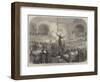 Franz Liszt Conducting the Performance of His New Oratorio at Pesth-null-Framed Giclee Print