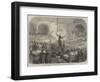 Franz Liszt Conducting the Performance of His New Oratorio at Pesth-null-Framed Giclee Print