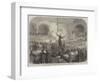 Franz Liszt Conducting the Performance of His New Oratorio at Pesth-null-Framed Giclee Print