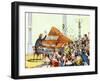 Franz Liszt during-Theodor Hosemann-Framed Giclee Print