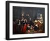 Franz Liszt Fantasizing at the Piano, 1840-Josef Danhauser-Framed Giclee Print