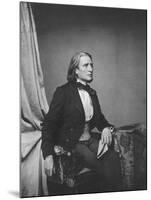 Franz Liszt, Hungarian Composer and Pianist, C1860-Franz Hanfstaengl-Mounted Giclee Print