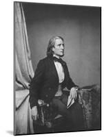 Franz Liszt, Hungarian Composer and Pianist, C1860-Franz Hanfstaengl-Mounted Giclee Print