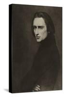 Franz Liszt, Hungarian Composer-Ary Scheffer-Stretched Canvas