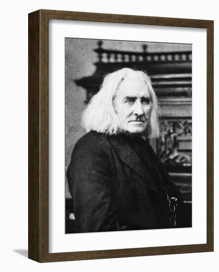 Franz Liszt, Hungarian Pianist and Composer, Late 19th Century-null-Framed Giclee Print