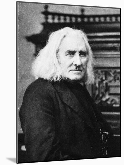 Franz Liszt, Hungarian Pianist and Composer, Late 19th Century-null-Mounted Giclee Print