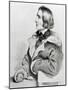 Franz Liszt in 1838-Josef Kriehuber-Mounted Giclee Print