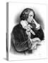 Franz Liszt - portrait-Josef Kriehuber-Stretched Canvas