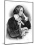 Franz Liszt - portrait-Josef Kriehuber-Mounted Giclee Print