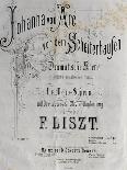 Trois études de concert. Piano. S 144 : page 4-Franz Liszt-Stretched Canvas