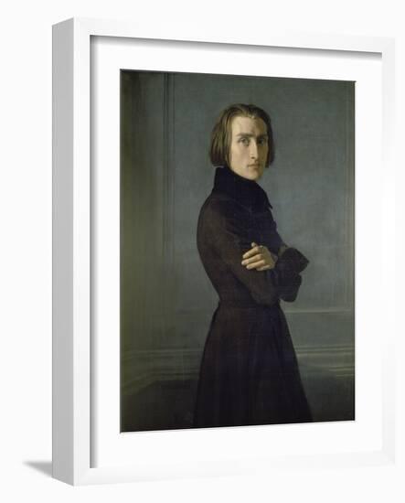 Franz Liszt-Henri Lehmann-Framed Giclee Print