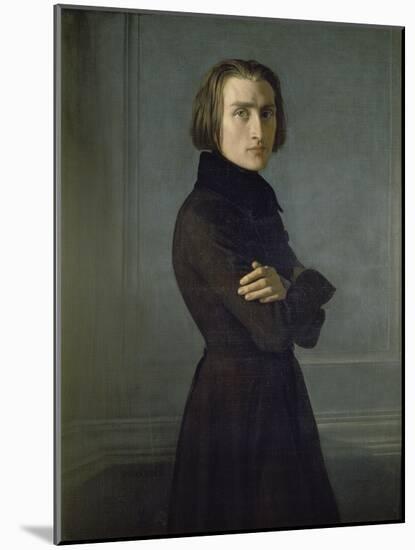 Franz Liszt-Henri Lehmann-Mounted Giclee Print