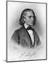 Franz Liszt,-Josef Kriehuber-Mounted Giclee Print