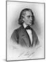 Franz Liszt,-Josef Kriehuber-Mounted Giclee Print