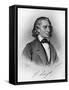 Franz Liszt,-Josef Kriehuber-Framed Stretched Canvas