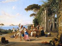 Villa Malta, Rome, about 1840-Franz Ludwig Catel-Framed Stretched Canvas