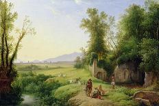 The Grove of Egeria-Franz Ludwig Catel-Framed Giclee Print