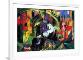 Franz Marc Abstract with Cattle-Franz Marc-Framed Art Print