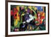 Franz Marc Abstract with Cattle-Franz Marc-Framed Art Print