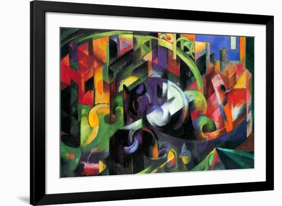 Franz Marc Abstract with Cattle-Franz Marc-Framed Art Print