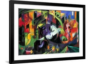 Franz Marc Abstract with Cattle-Franz Marc-Framed Art Print