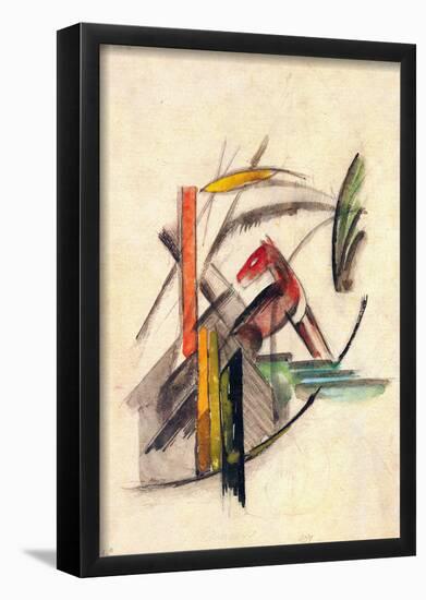 Franz Marc Animal Art Print Poster-null-Framed Poster