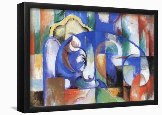 Franz Marc Bull Art Print Poster-null-Framed Poster