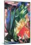 Franz Marc Fowl Art Print Poster-null-Mounted Poster