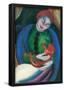 Franz Marc Girl with a Cat II Art Print Poster-null-Framed Poster