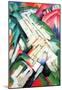 Franz Marc Mountains Landscape Art Print Poster-null-Mounted Poster