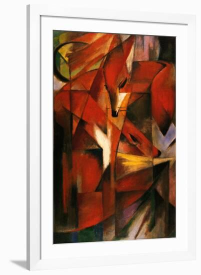 Franz Marc (Red Foxes)-Franz Marc-Framed Art Print