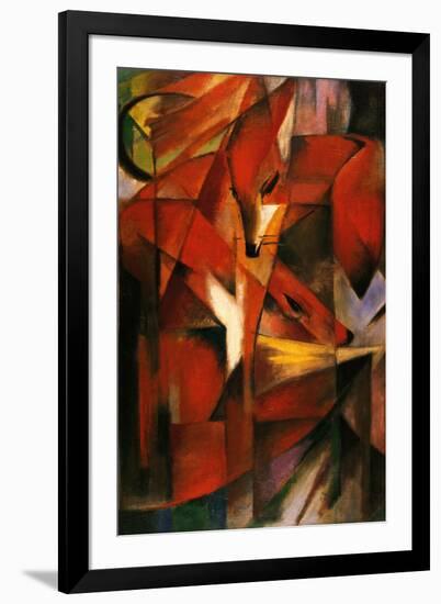 Franz Marc (Red Foxes)-Franz Marc-Framed Art Print