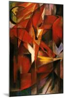 Franz Marc (Red Foxes)-Franz Marc-Mounted Art Print