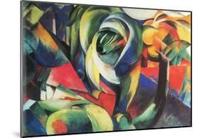 Franz Marc The Mandrill Art Print Poster-null-Mounted Poster