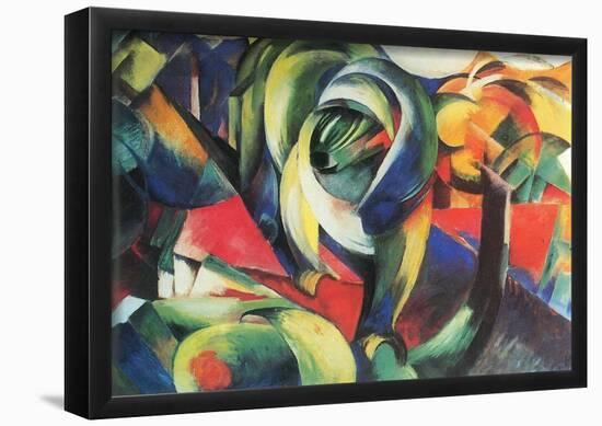 Franz Marc The Mandrill Art Print Poster-null-Framed Poster