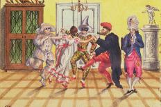 Pantomime from the Journal of Carl Baumann Written 1813-25, 1813 (W/C)-Franz Paumgarrten-Giclee Print