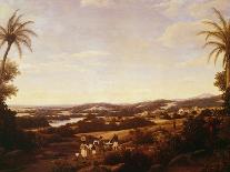 Brazilian Landscape with Plantation, Brazil-Franz Poledne-Stretched Canvas