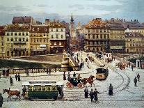 Vienna, the Jewish Quarter, 1905-Franz Poledne-Stretched Canvas